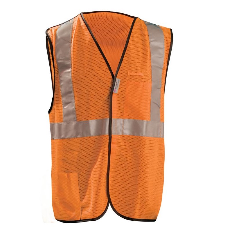 High Visibility Premium Mesh 5-Point Break-Away Vest Orange